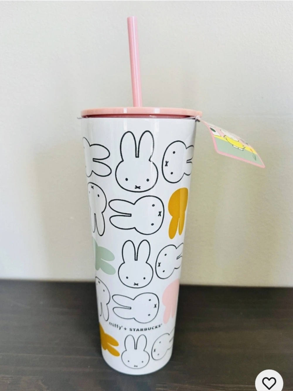 2026 Starbucks x Miffy Stainless Steel Cold Cup 26oz